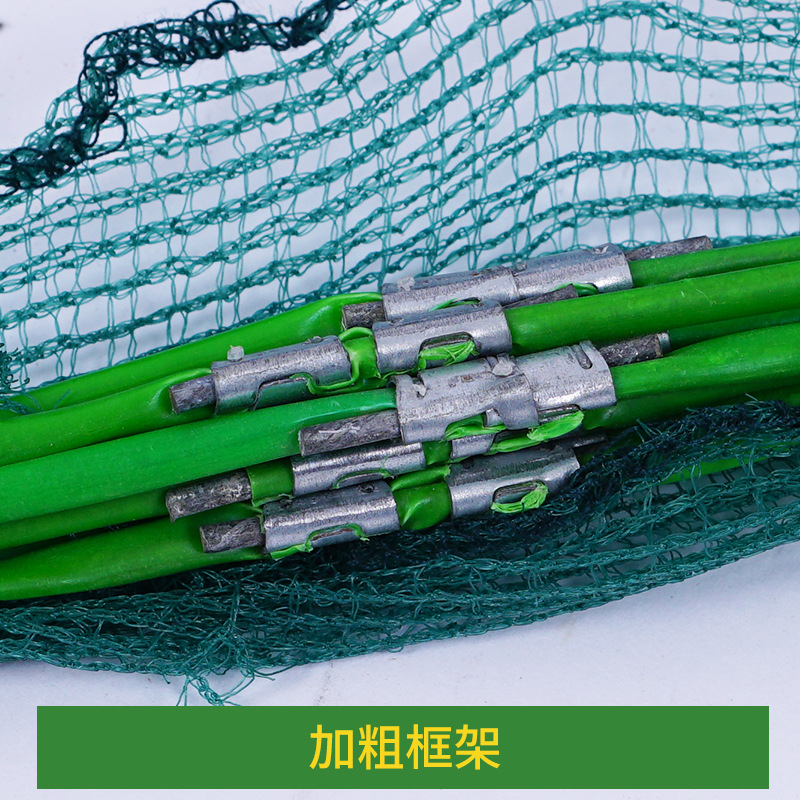 Square Shrimp Cage Fish Net Lobster Net Thickened Folding Fishing Catching Fish Cage Eel Cage Shrimp Net River Shrimp Net