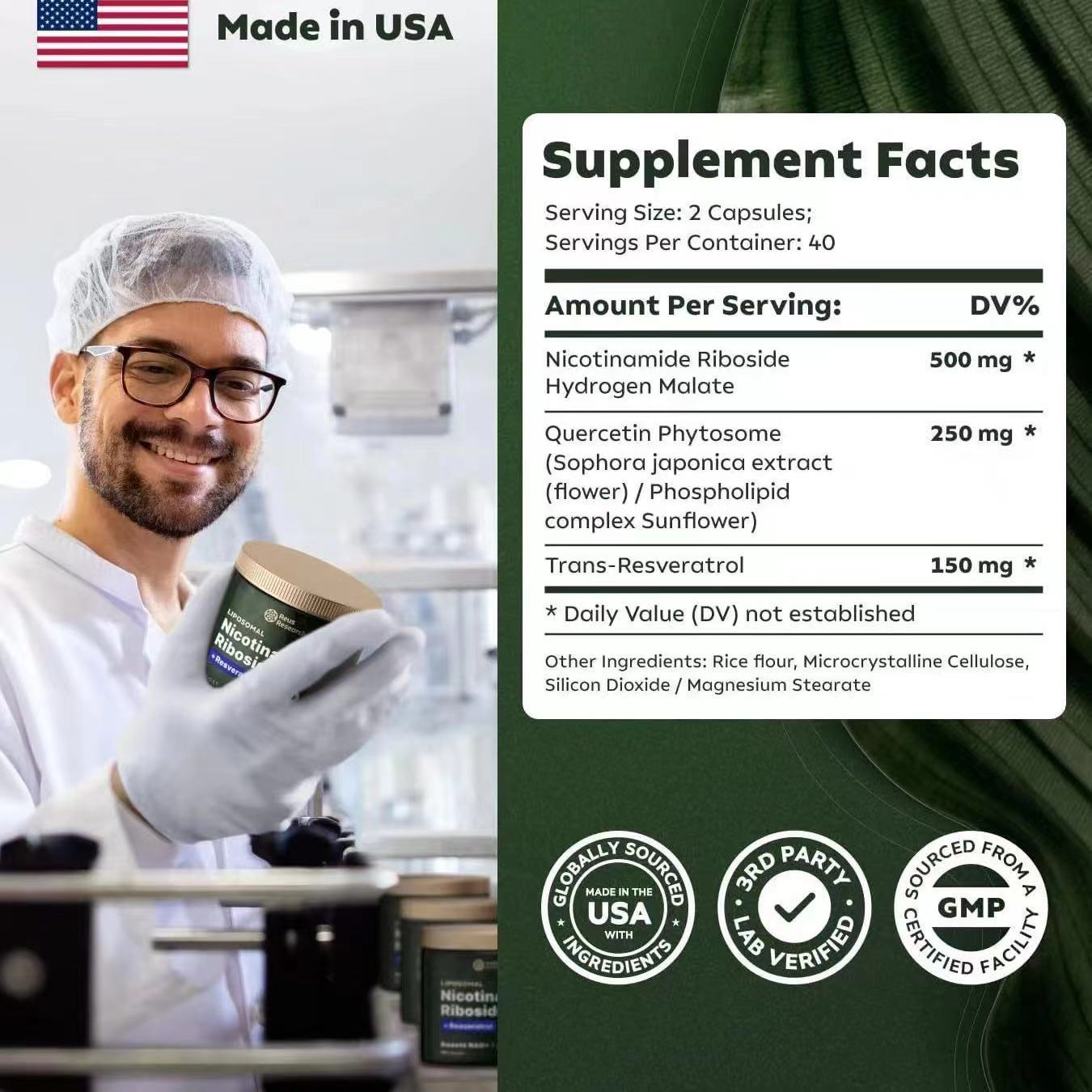 Carefully Selected Tk Popular Bags Dan Niacinamide Capsules Nicotinamide Ribosidecapsule