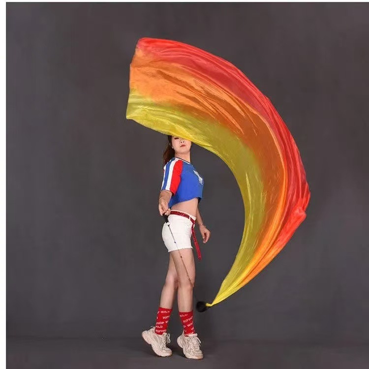 Creative Props for the Opening Ceremony of the Gauze Ball Sports Meeting, Ribbon Dance, Belly Dance Gauze Scarf, Opening Dance, Silk Ball