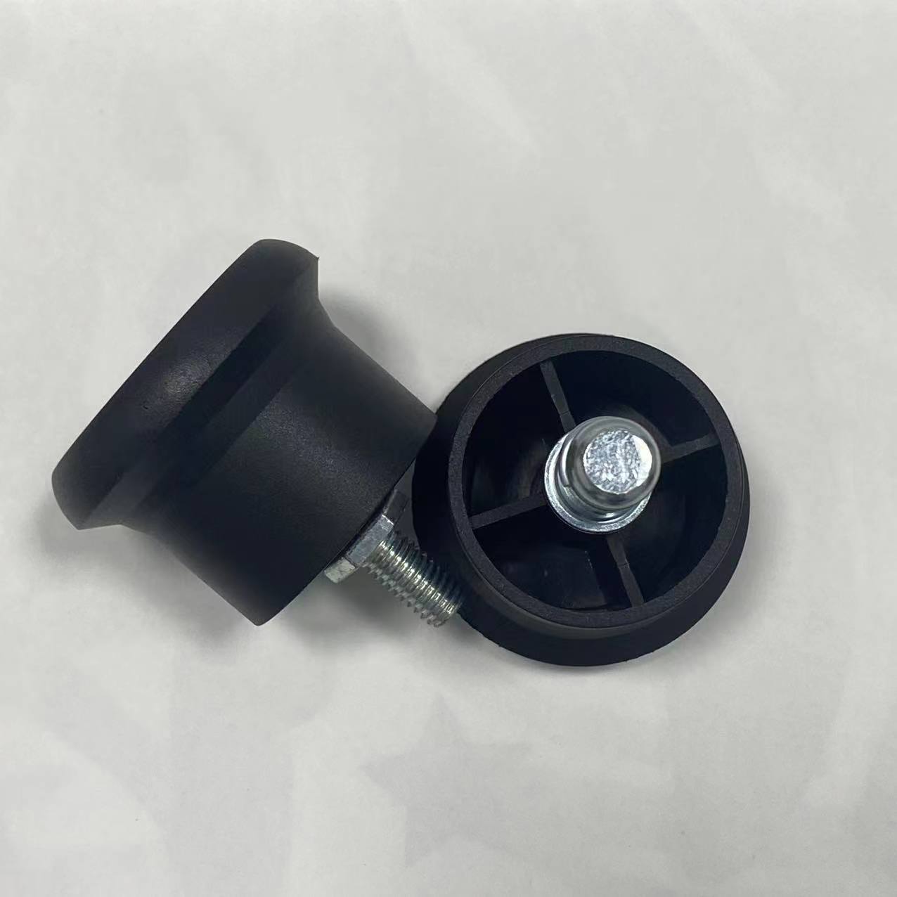 pp Ordinary Fixed Foot Anti-static Foot Cup Foot Pad Snap Screw Teeth Flat Bottom Screw Large Class Caster Chair Static Static