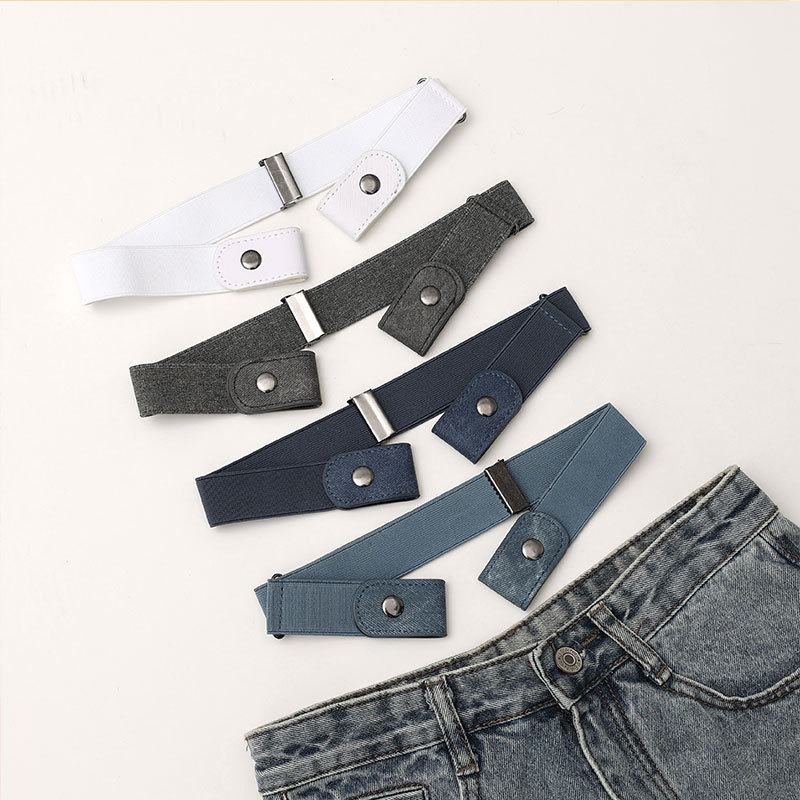 Fanli Lazy Belt Invisible Seamless Trouser Belt for Men and Women Elastic Elastic Student Jeans Belt Waist Artifact