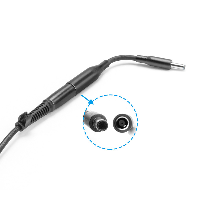 7.4*5.0 large port with needle to 4.5*3.0 small port with needle conversion cable suitable for DELL power adapter cable DELL