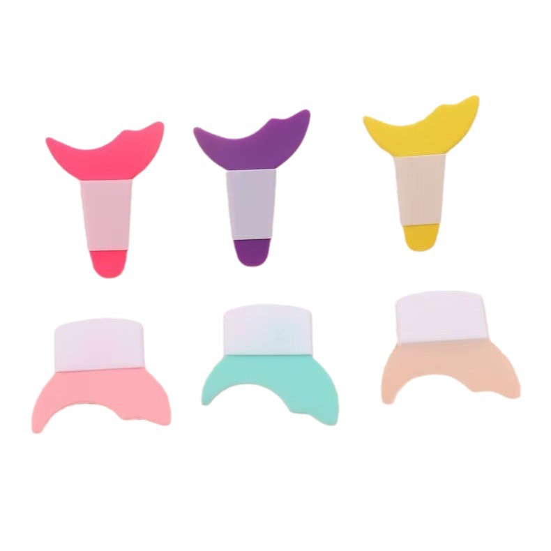 Imitation Silicone Tpr Eyelash Baffle for Beginners to Draw Eyeliner Mascara Auxiliary Device Eye Makeup Auxiliary Tool Crescent Soft Silicon