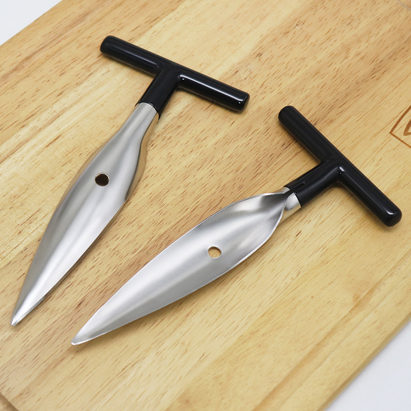 Factory wholesale stainless steel coconut opener outdoor camping coconut green meat opener coconut shell hole opener coconut gadget