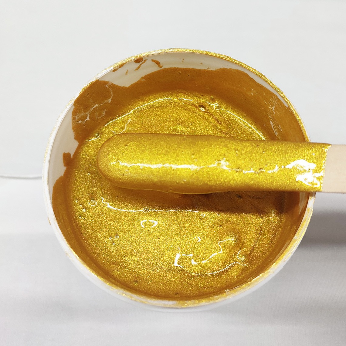 Imitation Hot Stamping Paste High Gloss Screen Printing T-Shirt Water-Based Gold Imitation Hot Stamping Paste Printing Electroplating Paste Gold and Silver Coating