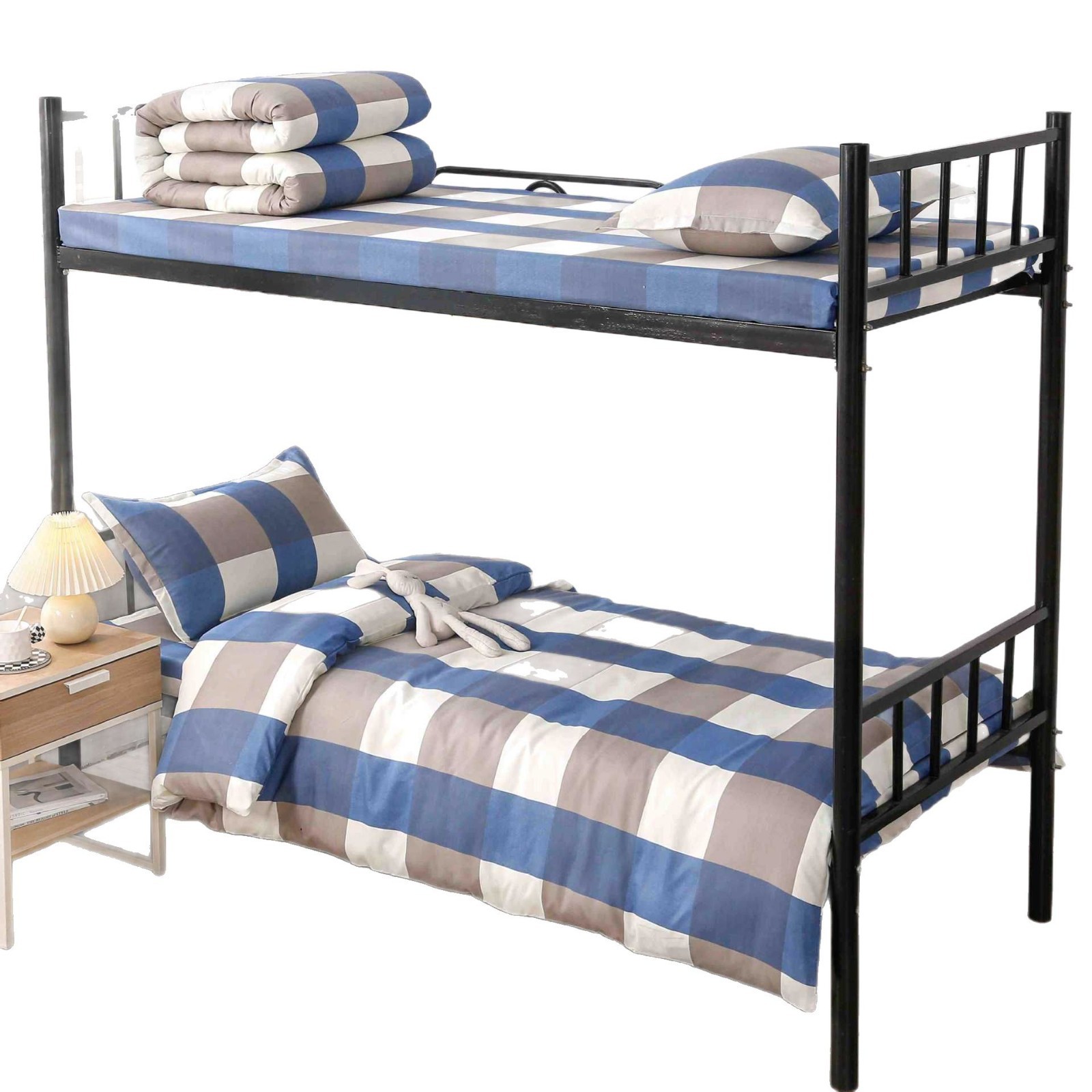 Factory wholesale bedding full set of bedding six-piece student dormitory single quilt core set of mattress quilt cover