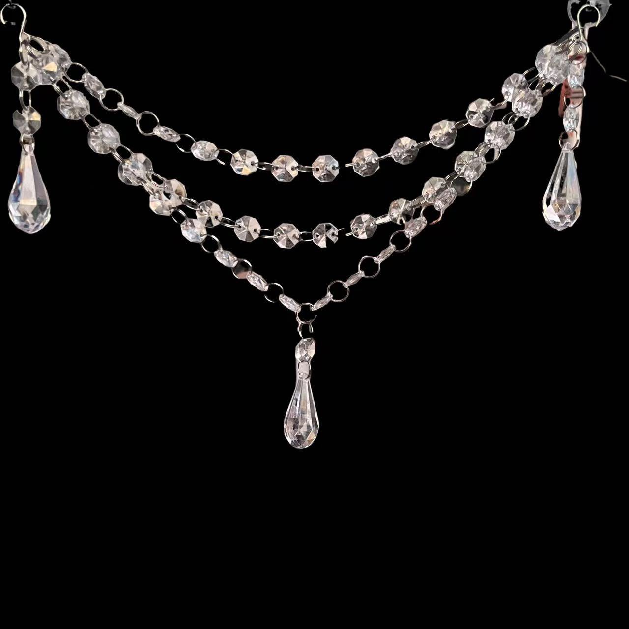 Christmas Tree European and American Style Retro Beach Style Versatile Multi-Layer Chain Simple Fashion Acrylic Pendant Pendant Decoration