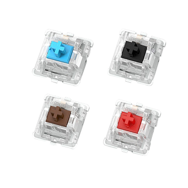 Itly Mechanical Keyboard Cross-Axis Switches: Green, Red, Brown, Black DIY Keyboard Switches in Stock for Cross-Border Sales