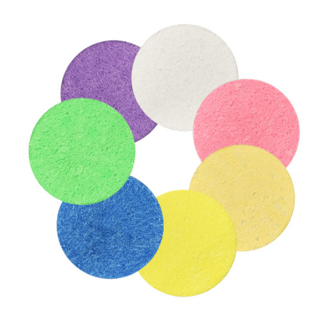 Cross-Border White Wood Pulp Cotton Compressed Facial Cleansing Puff, Ultra-Thin Compressed Sheet, Cleansing Puff That Absorbs Water and Expands, Popular Makeup Remover, Dropshipping