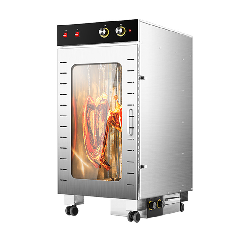 Factory Direct Sales Sausage Dryer Stainless Steel Commercial Hanging Air-Dried Bacon Fish Dried Smoking Machine Food Dryer