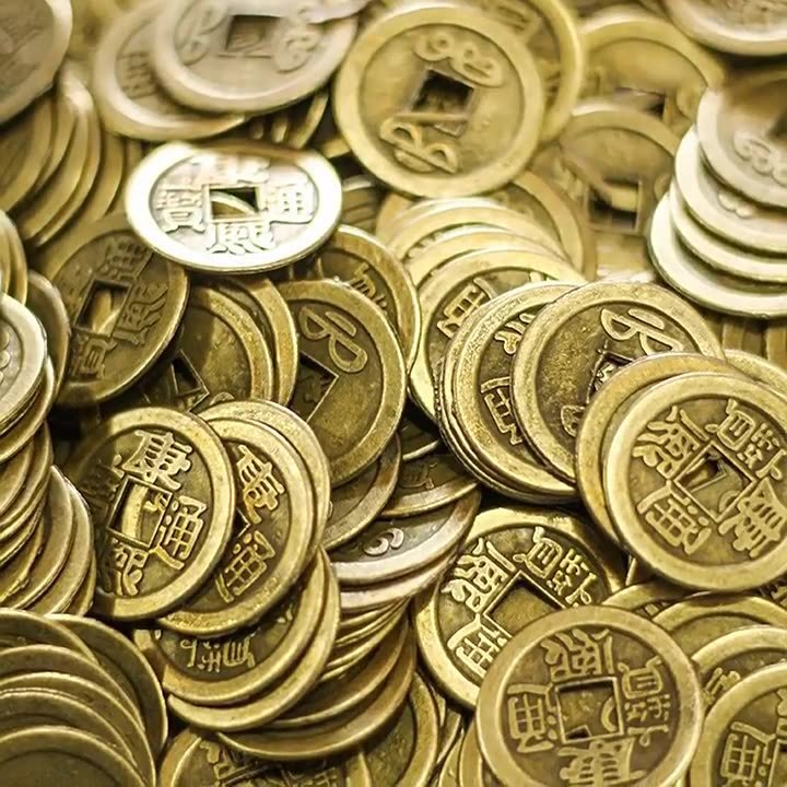 Zinc Alloy Five Emperors' Coins Bulk Antique Wholesale Alloy Large Copper Coins Metal Imitation Qing Dynasty Copper Coins Retail Large Coins