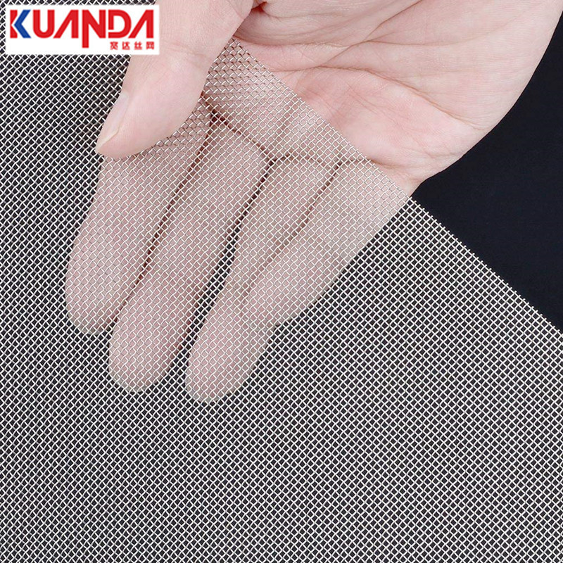 Cross-Border Stainless Steel Woven Mesh A4 Square Metal Mesh Spot Insect-Proof 20 Mesh 1mm Hole 304 Stainless Steel Mesh