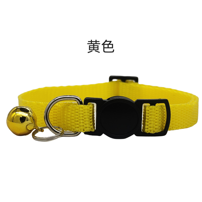 Cross-border explosion dog collar safety buckle anti-suffocation cat collar multi-color adjustable pet collar in stock wholesale