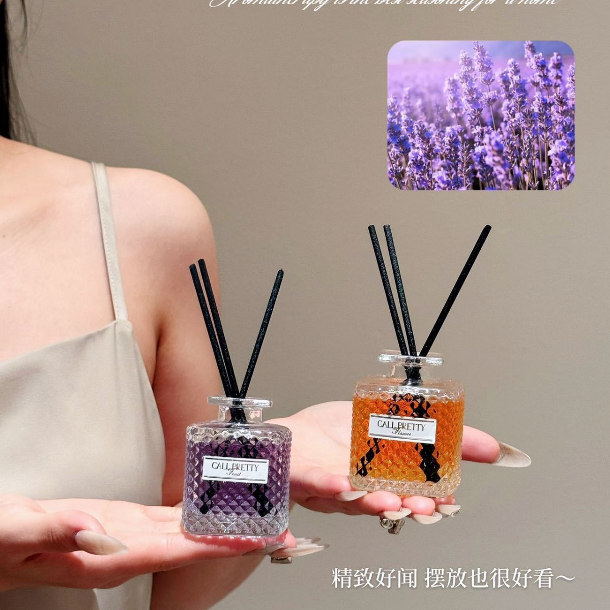 Vilina Dina Indoor Fragrance for Bedroom, Long-Lasting Light Fragrance, Fresh Scent for Toilet, Odor Removal, Student Dormitory Perfume Diffuser