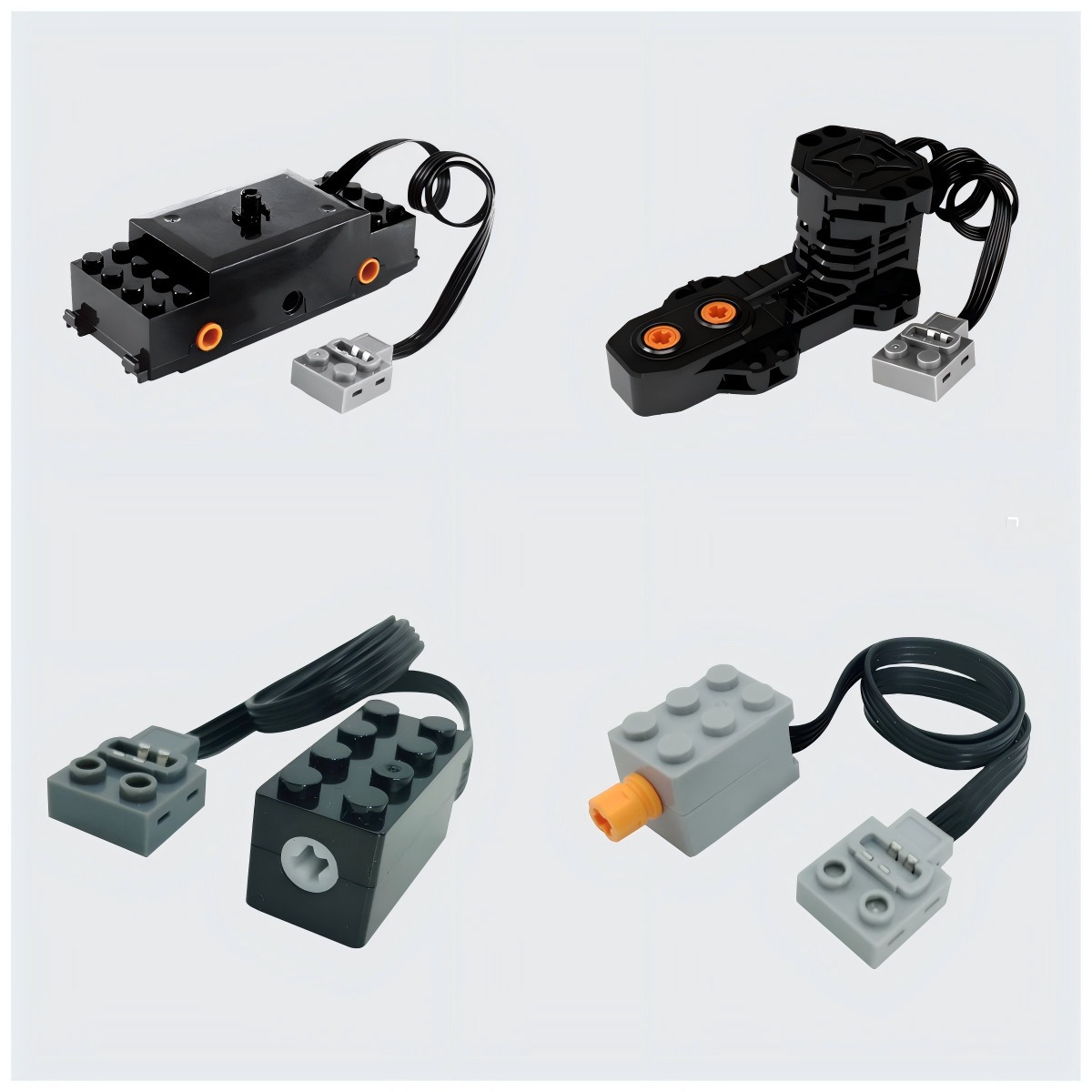 Compatible with Lego Building Blocks, Motors, Electronic Remote Control, DIY Technology Toy Cars, Educational Children's Toys, Assembly Accessories