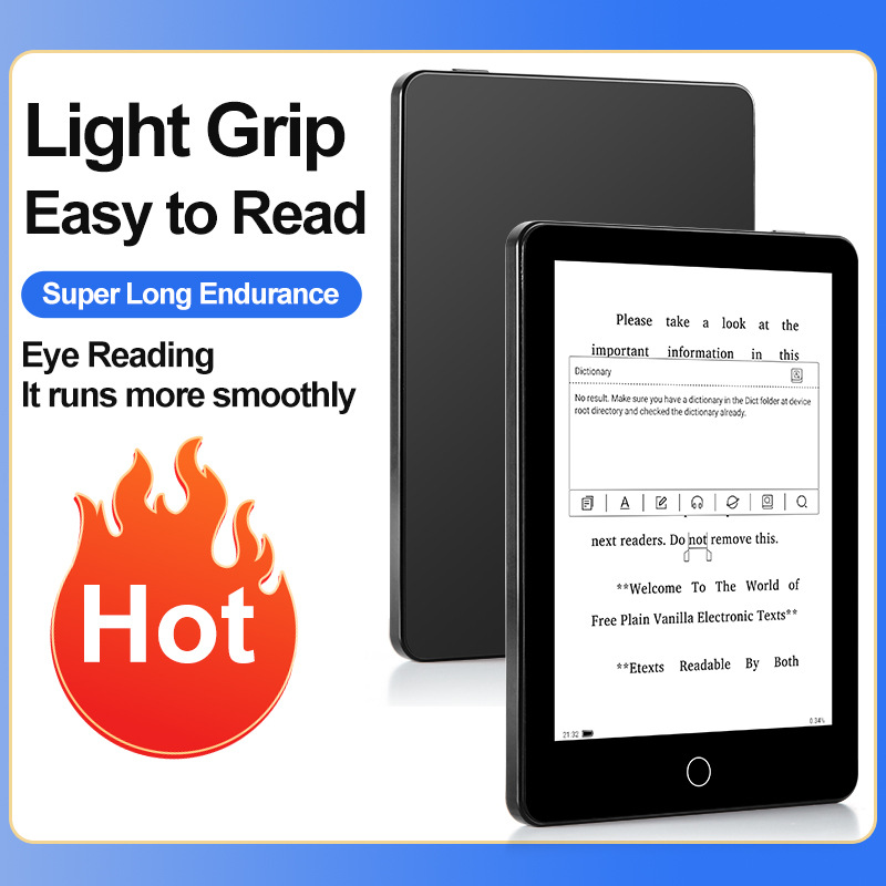 Кросс-бордерный 6-дюймовый фронтальный фотоэлектрический читалка электронных книг подарок для обучения Android разработка X7