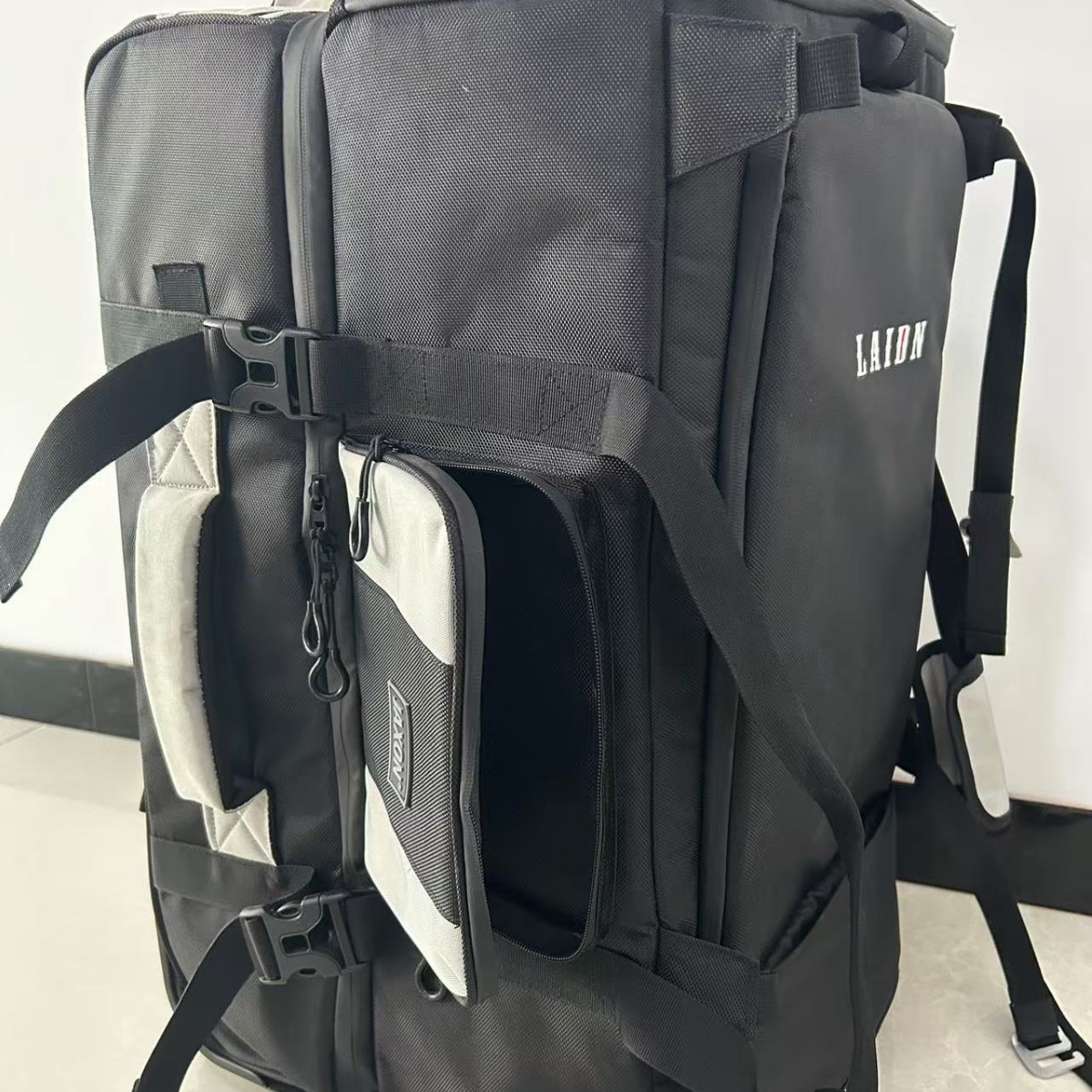 Рюкзак для лыж с колесами, 100L, с разделением на сухое и влажное