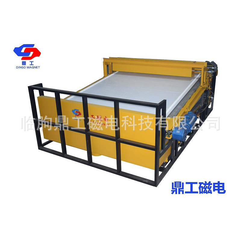 Dry Manganese Ore Magnetic Separator Dry Powder Flat Plate Magnetic Separator Iron Removal and Mineral Processing Equipment Strong Magnetic Roller Magnetic Separator