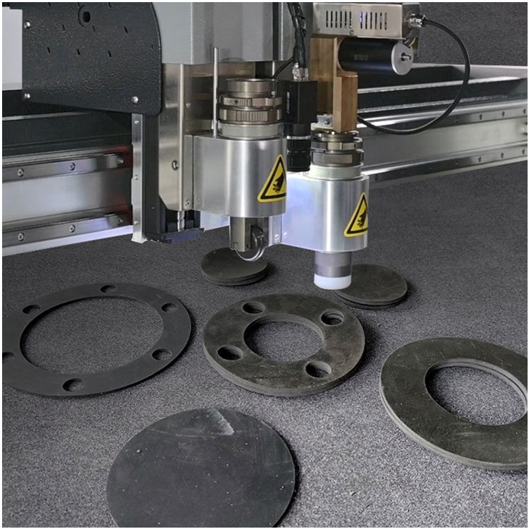 Yitai Vibrating Knife Cutting Machine Silicone Rubber Sponge Foam Sound-Absorbing Board Composite Material Intelligent Cutting Equipment