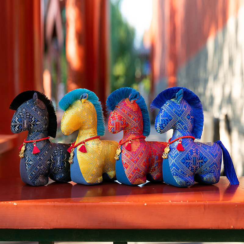 2026 Year of the Horse Mascot Stuffed Toy Zodiac Doll Pony Doll New Year's Opening Company Event Gift