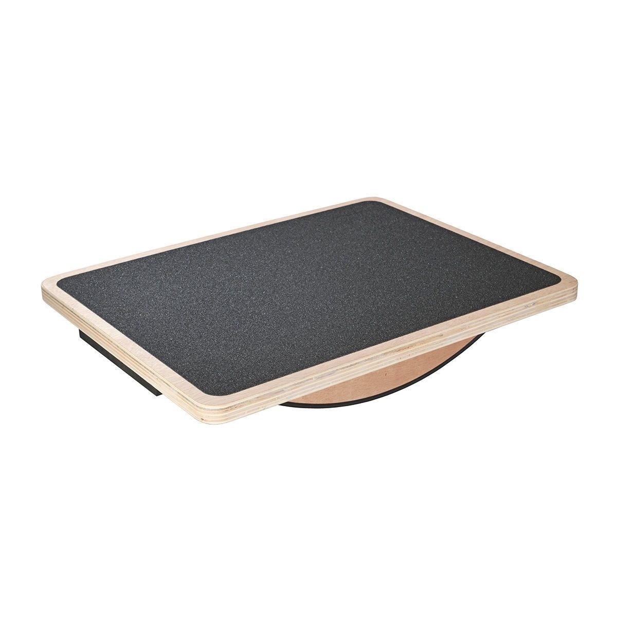 Two-Way Square Wooden Balance Board, Round Balance Training Artifact, Foot and Ankle Strengthening Trainer, Non-Slip and Silent