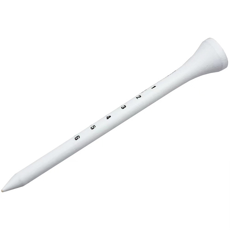 Bamboo Wood Spikes Manufacturer Supplies Digital Scale Printed Logo Outdoor Golf Bamboo Wood Wooden Spikes Golfftee