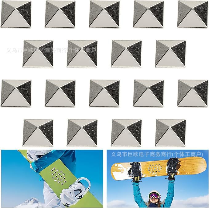 Подушка для ног для сноуборда с пирамидальными шипами, противоскользящая, для катания на сноуборде