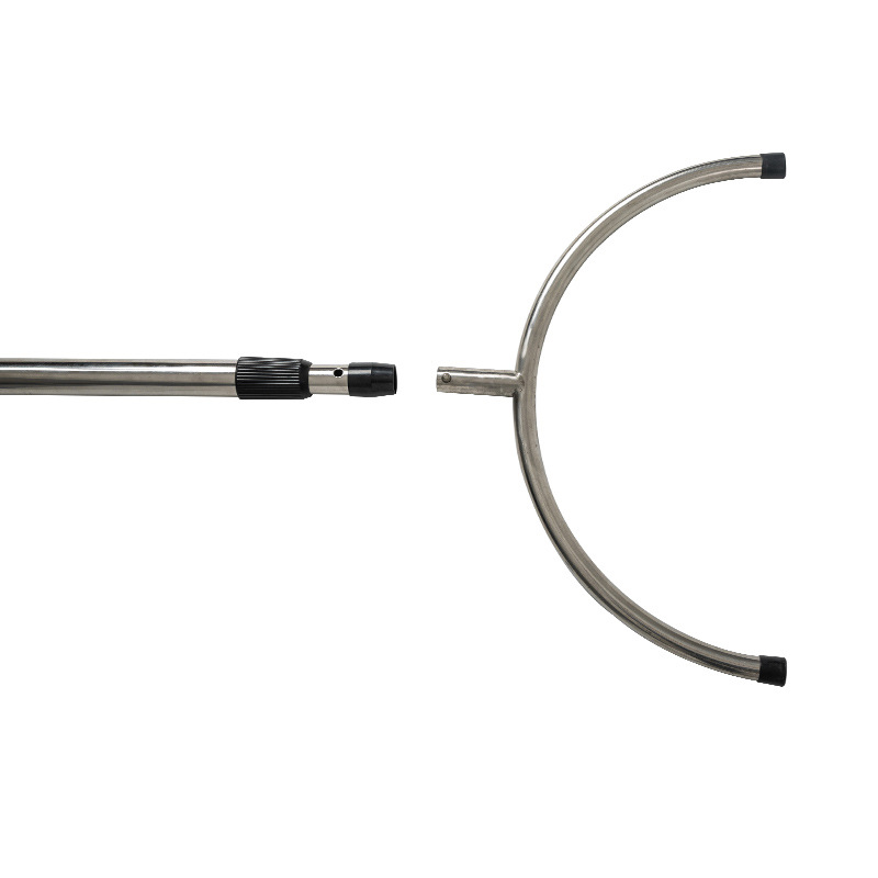 Stainless Steel Anti-Riot Steel Fork Campus Security Explosion-Proof Equipment Waist-Locking Telescopic Anti-Riot Fork Explosion-Proof Luxury Capture Fork