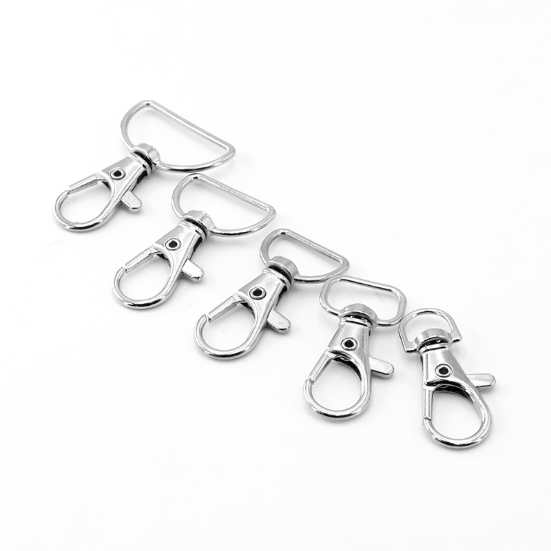 Colorful Zinc Alloy Fish Mouth Buckle, Luggage Hardware Accessories, Pet Hook Buckle, Bag Strap Key, Metal Lobster Clasp, Dog Buckle