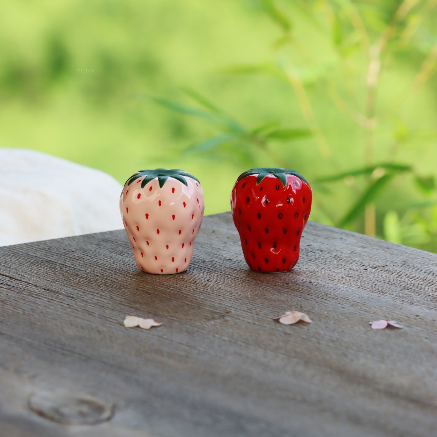 Набор крышек с клубникой для домашнего чайного стола, керамическое украшение для чая, набор крышек для чайной церемонии, подставка для благовоний, благовоние, аксессуары для чая в помещении
