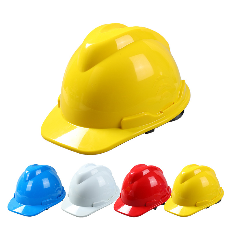 Abs Safety Helmet 3C Certified National Standard Construction Site Safety Helmet Custom-Made Construction Engineering Safety Helmet Chin Support