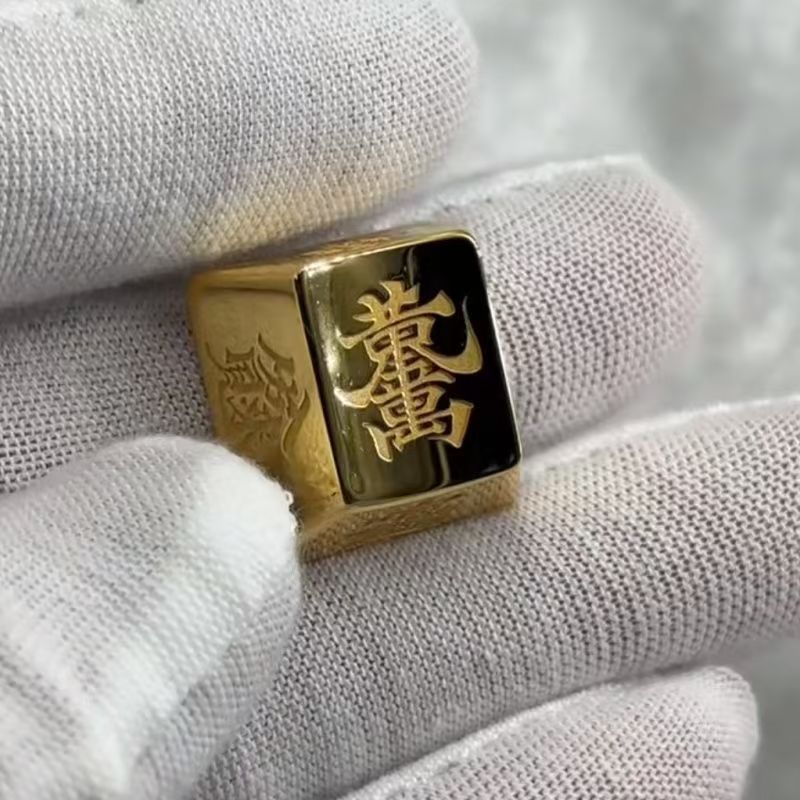 New Chinese Style Brass Mechanical Keyboard Caps Trendy Fashion Gift Metal Keyboard Caps Desktop Decoration Gifts