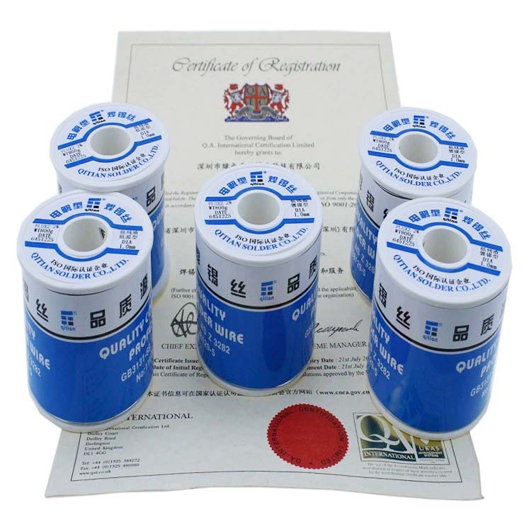 Wholesale 0.8mm Small Roll Rosin Core Tin Wire Lead Alloy Lead Solder Wire High Purity Sn43Pb57 Tin Wire