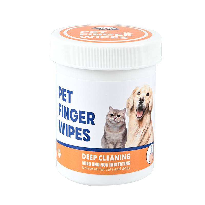 Brand Xinbei Pet Cat Brushing Dog Teeth Cleaning Finger Cot Wipes Pet Cleaning Teeth Oral Finger Toothbrush