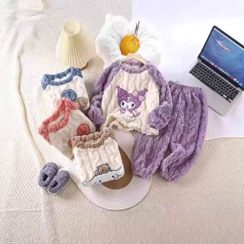 Домашняя одежда из облачного бархата, новый жаккард 2025, комфортный хлопковый бархат, теплый комплект