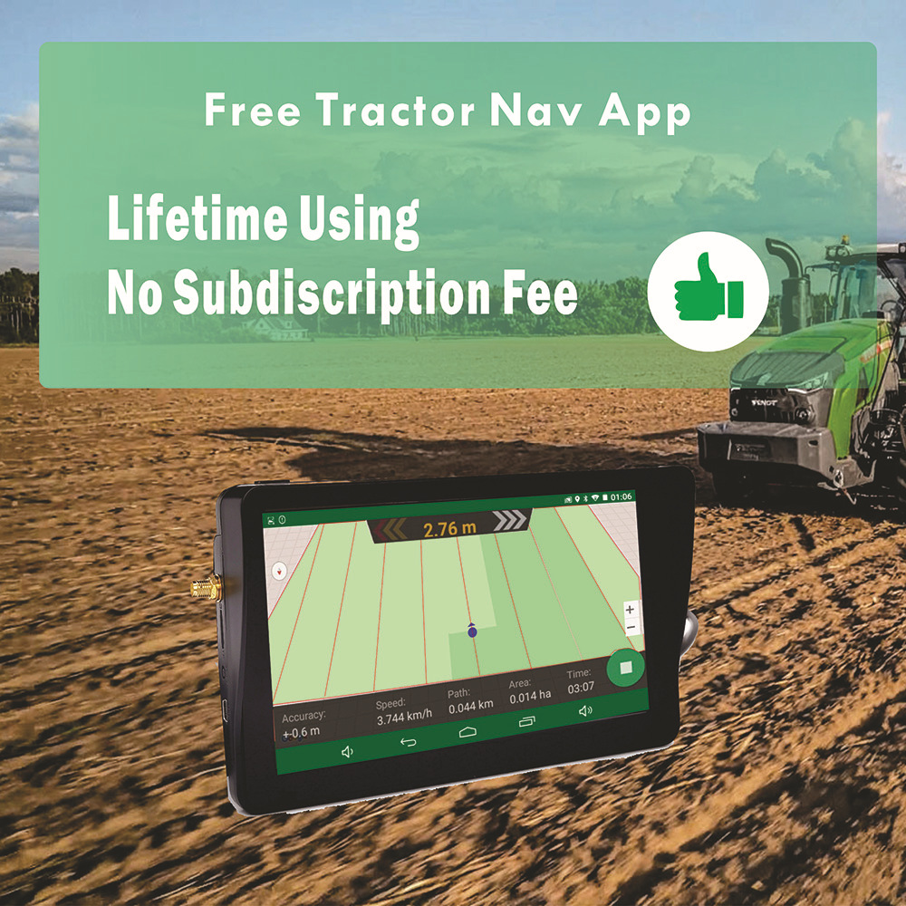 7inch High-Precision Gnss Global Positioning System Tractor Navigation Multi-Constellation Touch Screen Portable Installation