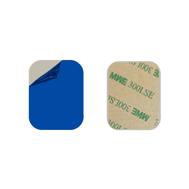 Square 35*45*0.3mm film-backed adhesive iron sheet magnetic mobile phone bracket magnetic sheet patch nightlight available