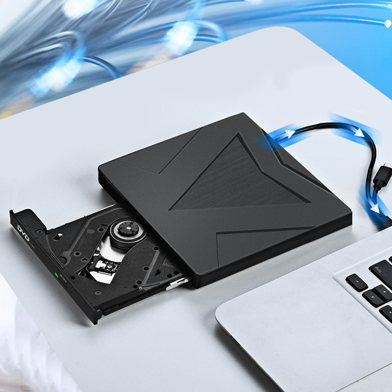 External Optical drive USB3.0 DVD burner type-c mobile external drive laptop desktop computer