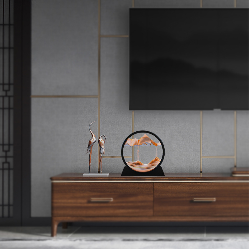 Quicksand painting ding living room hourglass ornaments graduation gift new landscape office creative decoration