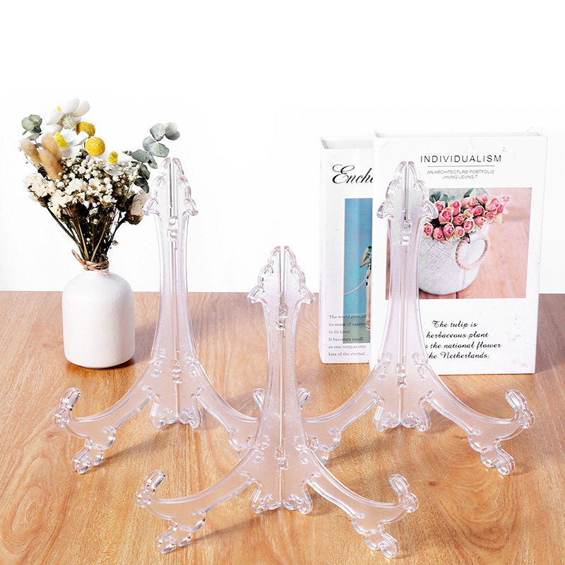 Plate Rack Plastic Tea Cake Crafts Display Rack Photo Frame Base Ceramic Tea Set Disc Rack Super Wholesale
