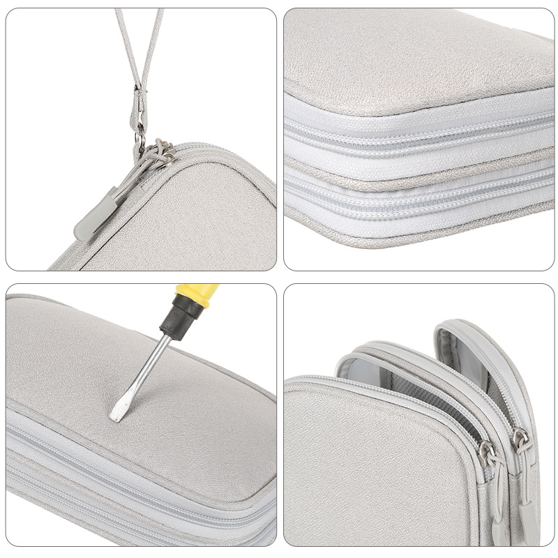 Suitable for digital accessories storage bag multi-layer power supply hard disk protective cover charging treasure U disk headset dust-proof data cable