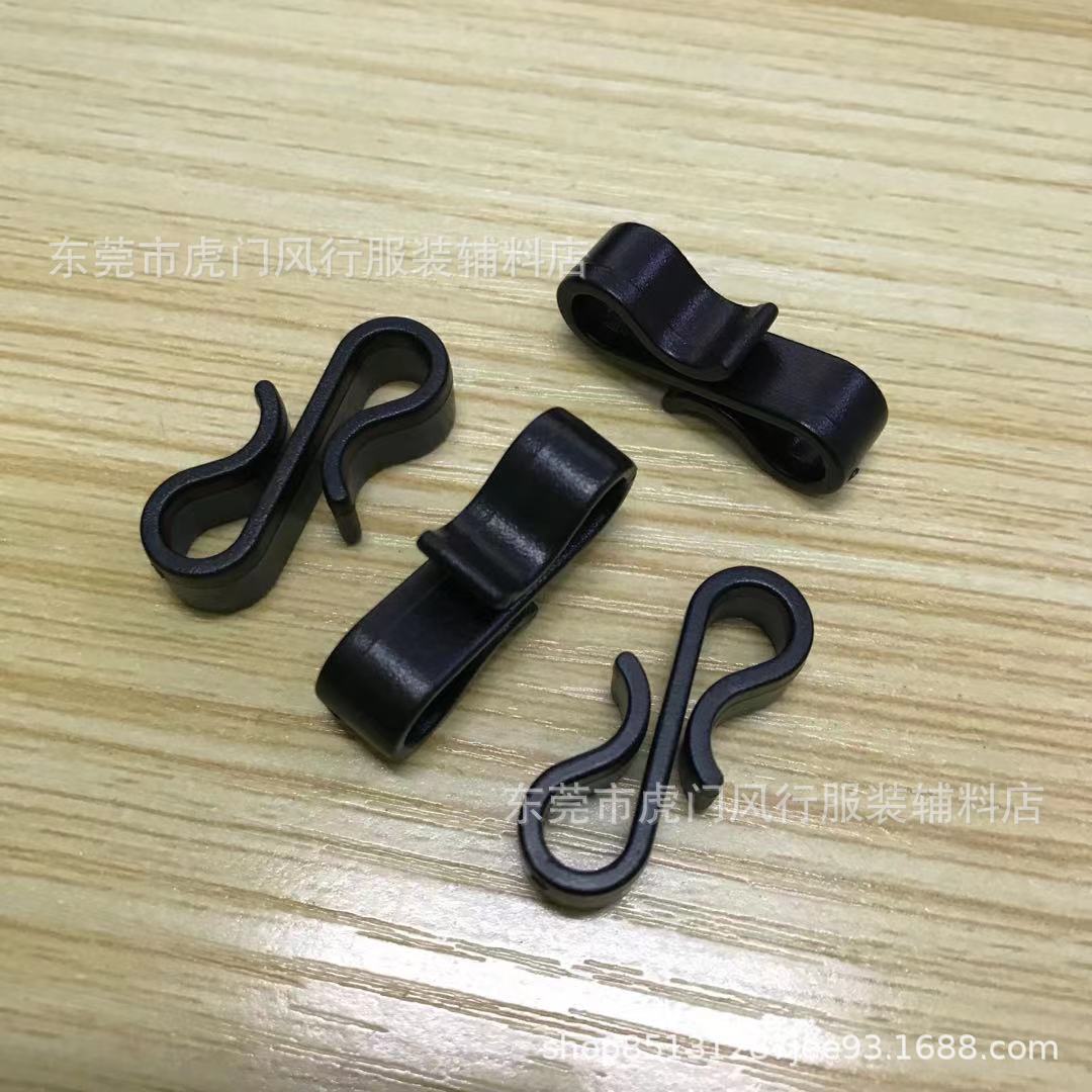 Поставка пластикового S-образного крючка пластиковая двойная пряжка для ювелирных изделий маленький крючок для аксессуаров пластиковая клипса