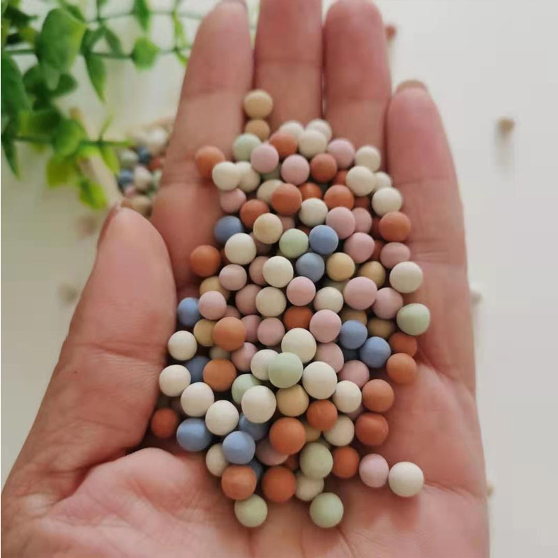 Factory wholesale color ceramsite horticultural soilless cultivation with mixed ceramsite fleshy flower paving ceramsite