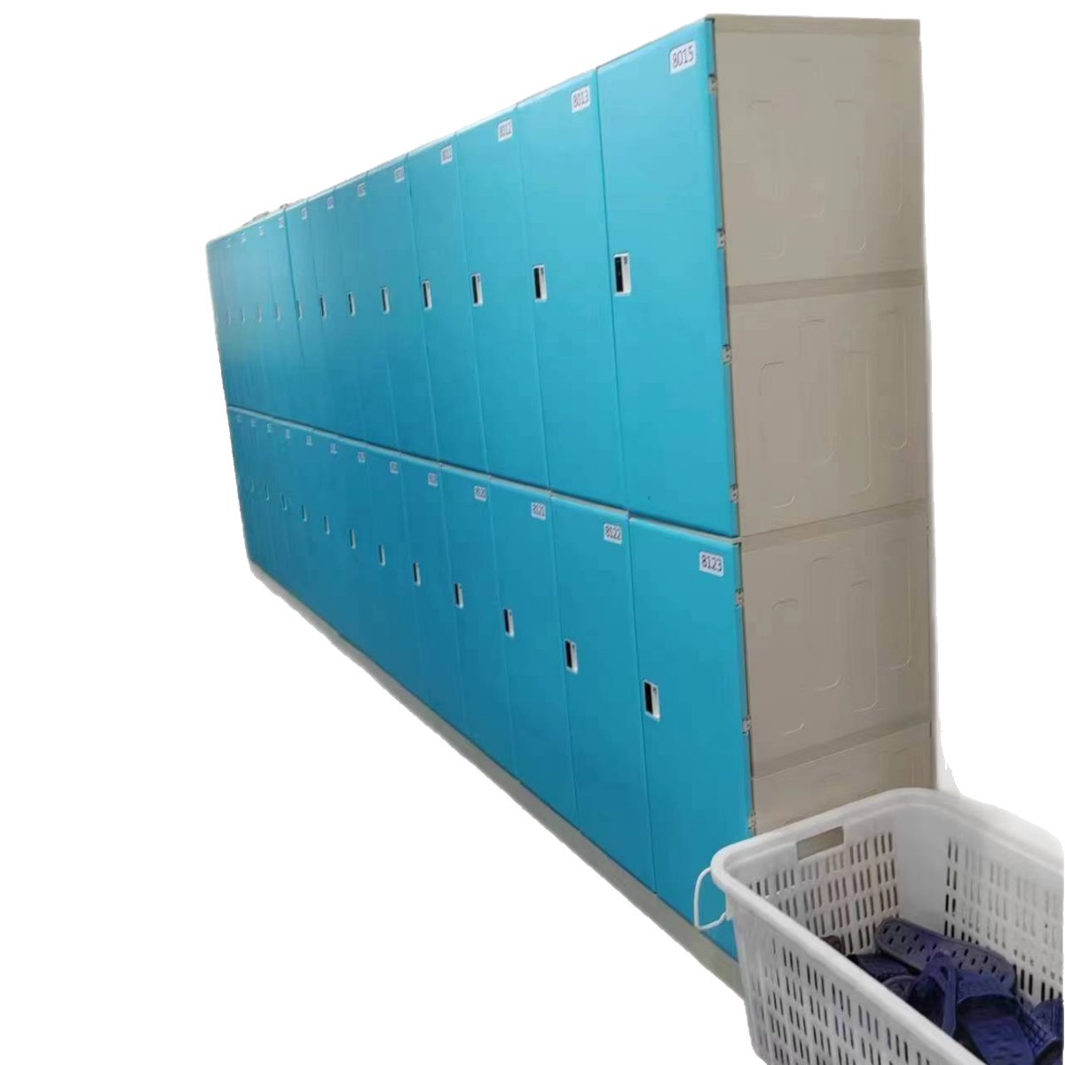 Factory Wholesale Environmentally Friendly Waterproof and Moisture-Proof Abs Student Locker Abs Student Bag Cabinet Gymnasium Basketball Hall