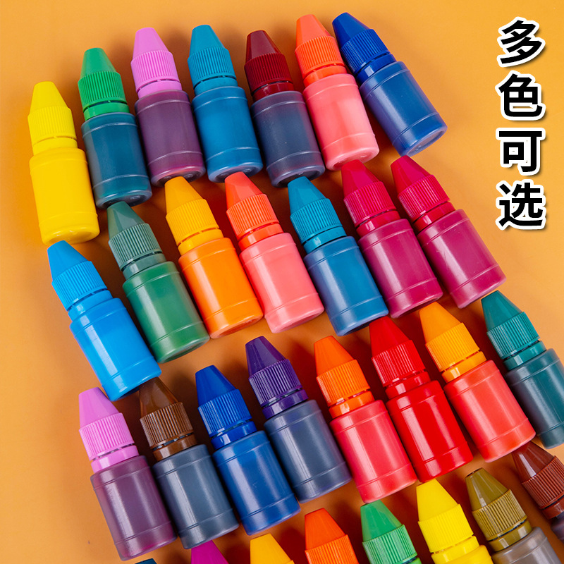 Colorful Photosensitive Printing Ink, Quick-Drying, Red, Blue and Black, Small Bottle Printing Ink, Wholesale Clothing Confidential Printing Ink