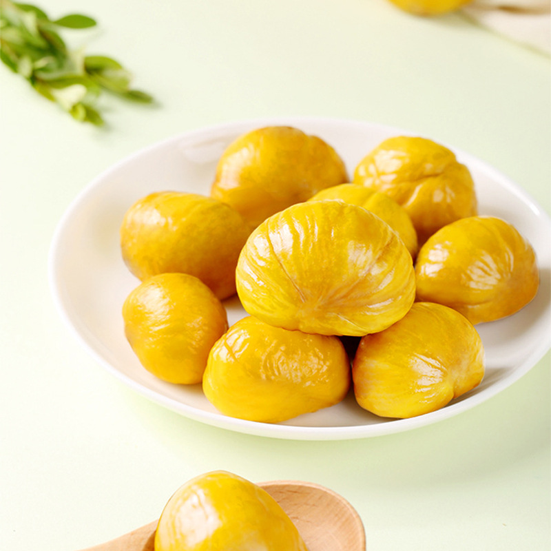 Herbal Chestnut Kernel 40g Box Size 110 Packaging Nut Snacks Cooked Chestnut Kernel Leisure Office New Product