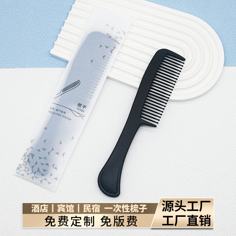 Одноразовый гребень для гостиниц, мягкая зубная щетка, туалетные принадлежности, оптовая продажа