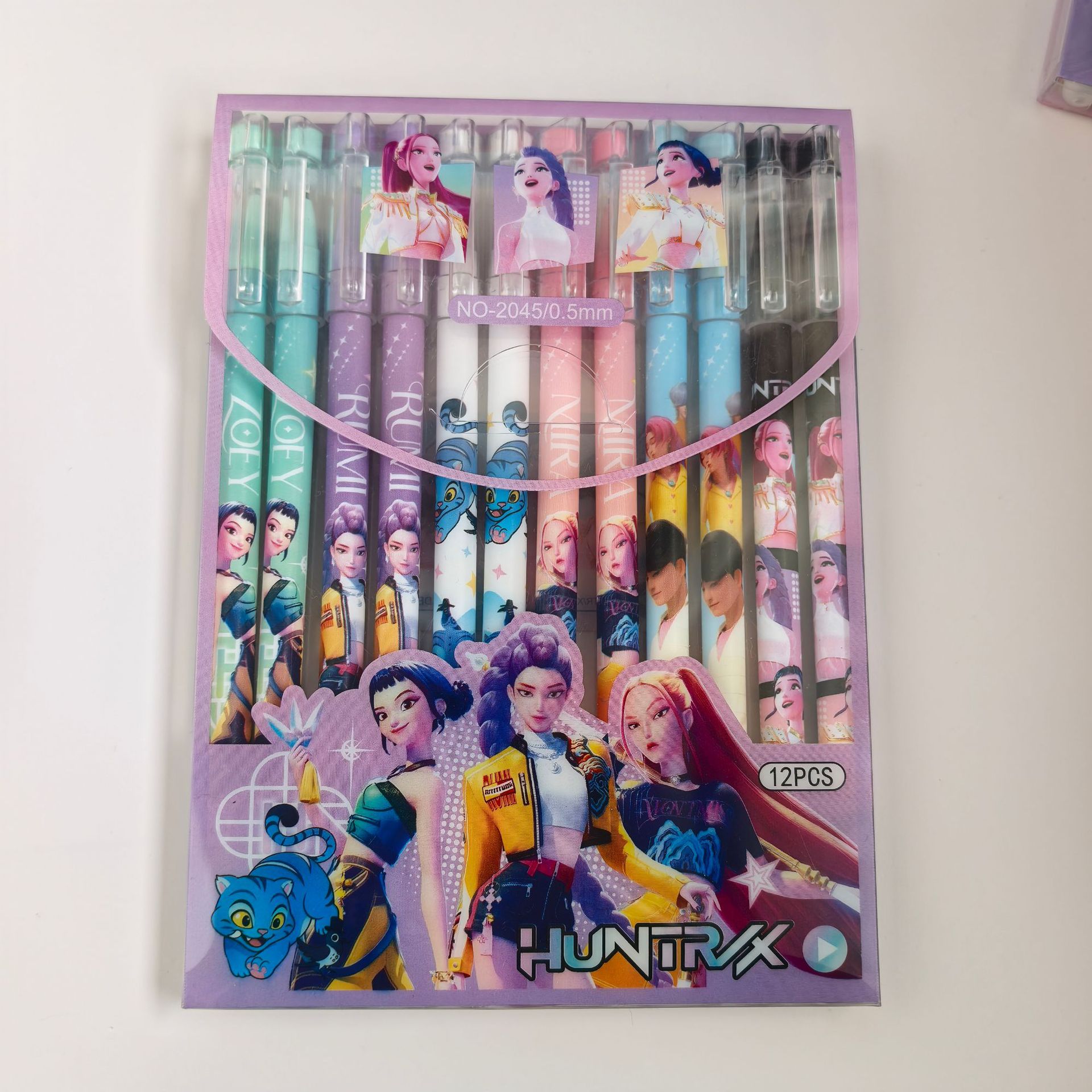 New Witch Hunter Group Cute Cartoon High-Looking Erasable Straight Gel Pen Cross-Border E-Commerce Stationery Manufacturer