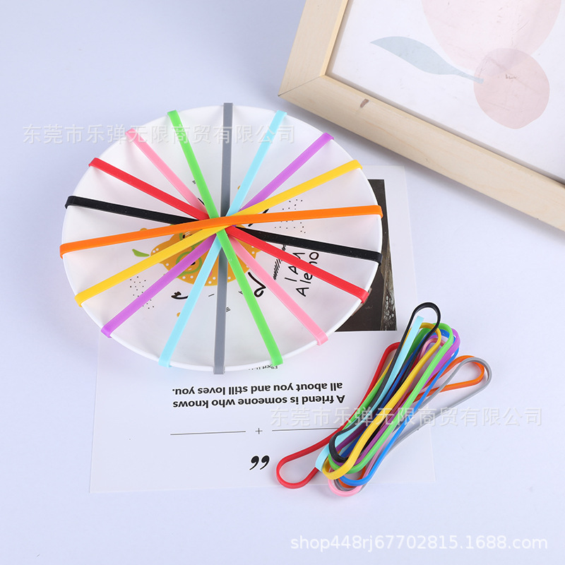 High-Quality Silicone Straps for Organizing Books and Dishes, Multifunctional Organizing Straps, Cross-Border Hot Sales