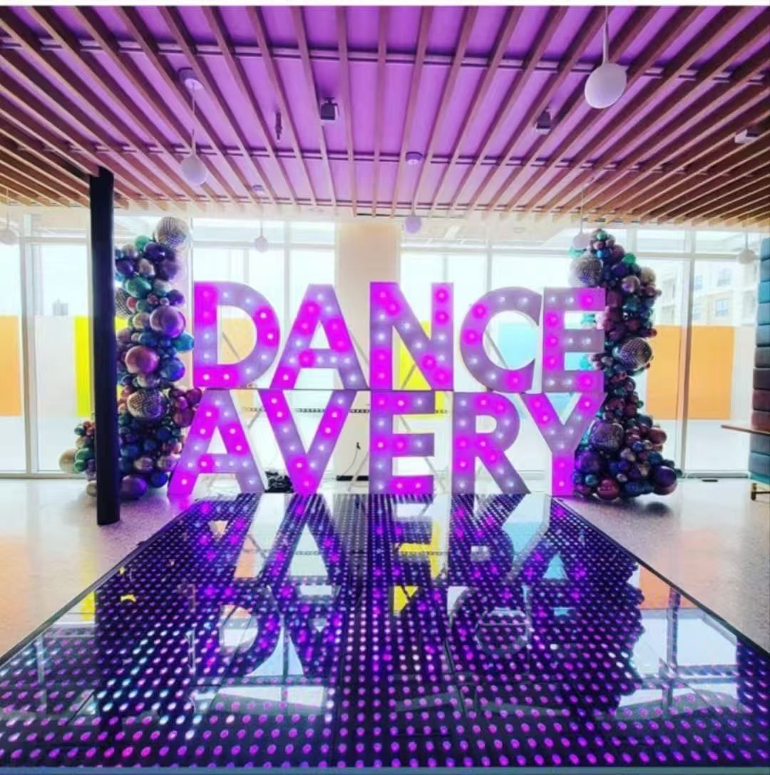 Cross-Border New Floor Tile Lamp Square Dance Floor Tile Lamp Ktv Party Abyss Mirror Floor Tile Lamp